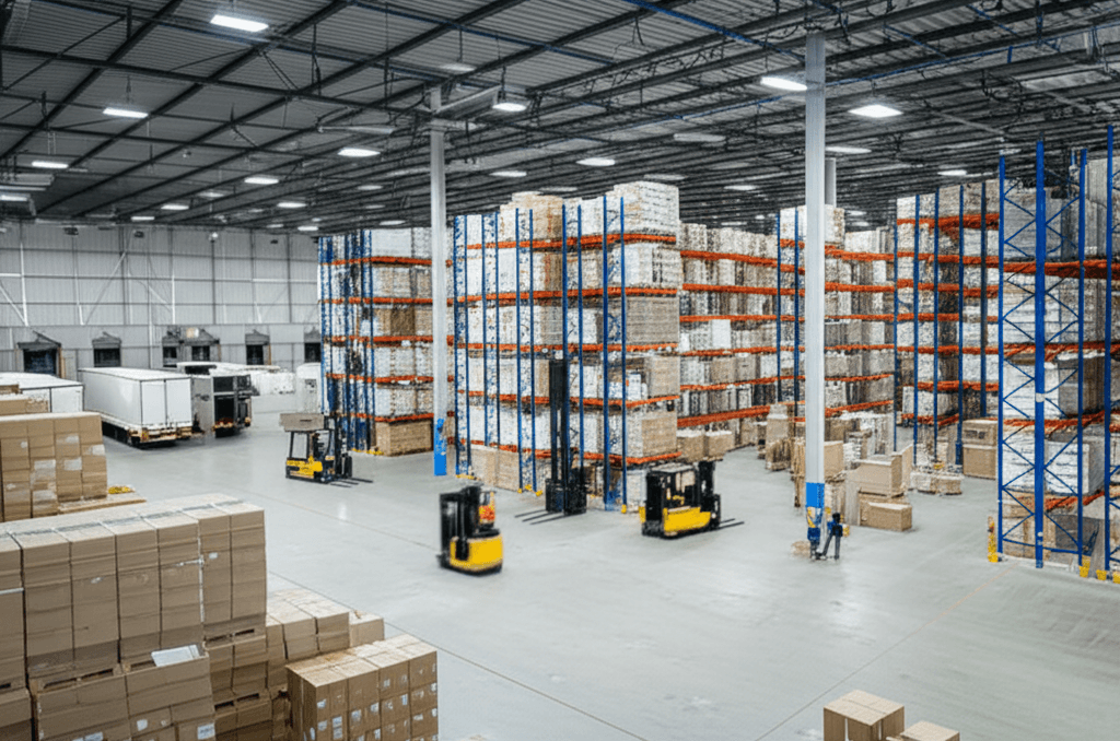 Modern logistics warehouse facility